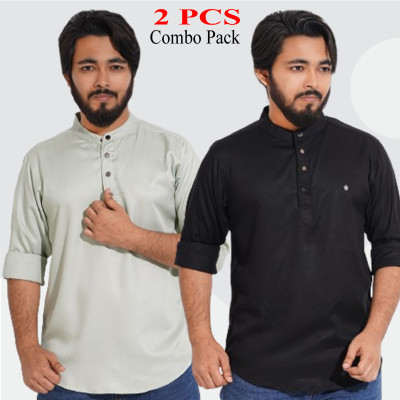 Satin Cotton Fabric Katua _ Black _ Lemon