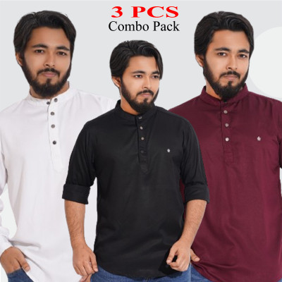 Satin Cotton Fabric Katua _ Black _ White _ Purpale