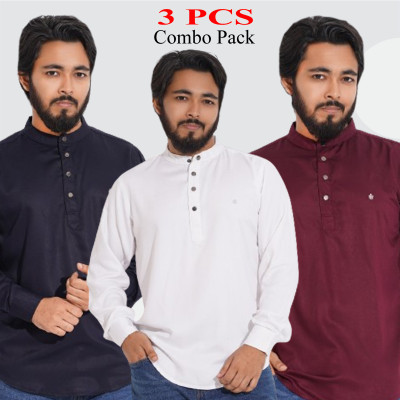 Satin Cotton Fabric Katua _ Nevy _ White _ Purpale