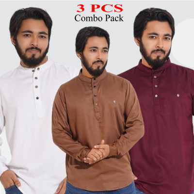 Satin Cotton Fabric Katua _ Purpale  _ White _ Coffee