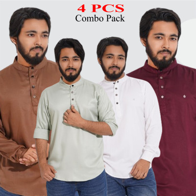 Satin Cotton Fabric Katua _ Purple _ White _ lemon _ Coffee.