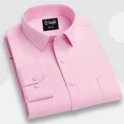 Fine Cotton Formal Shirt _Pink.