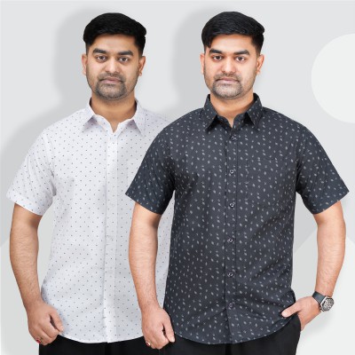 Showroom Quality Printed Shirt _ White Star _ Black