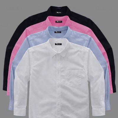 Full Sleeve Formal Shirt _ White _ Pink _ Sky _ Black