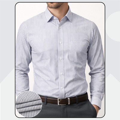 Full Sleeve Stripe Shirt _ Ash