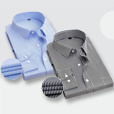 Full Sleeve Stripe Shirt _ Black _ Sky