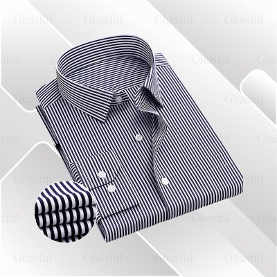 Full Sleeve Stripe Shirt _ Black
