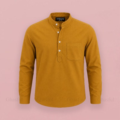Oxford Cotton Febric Full Sleeve Katua_ Kathali