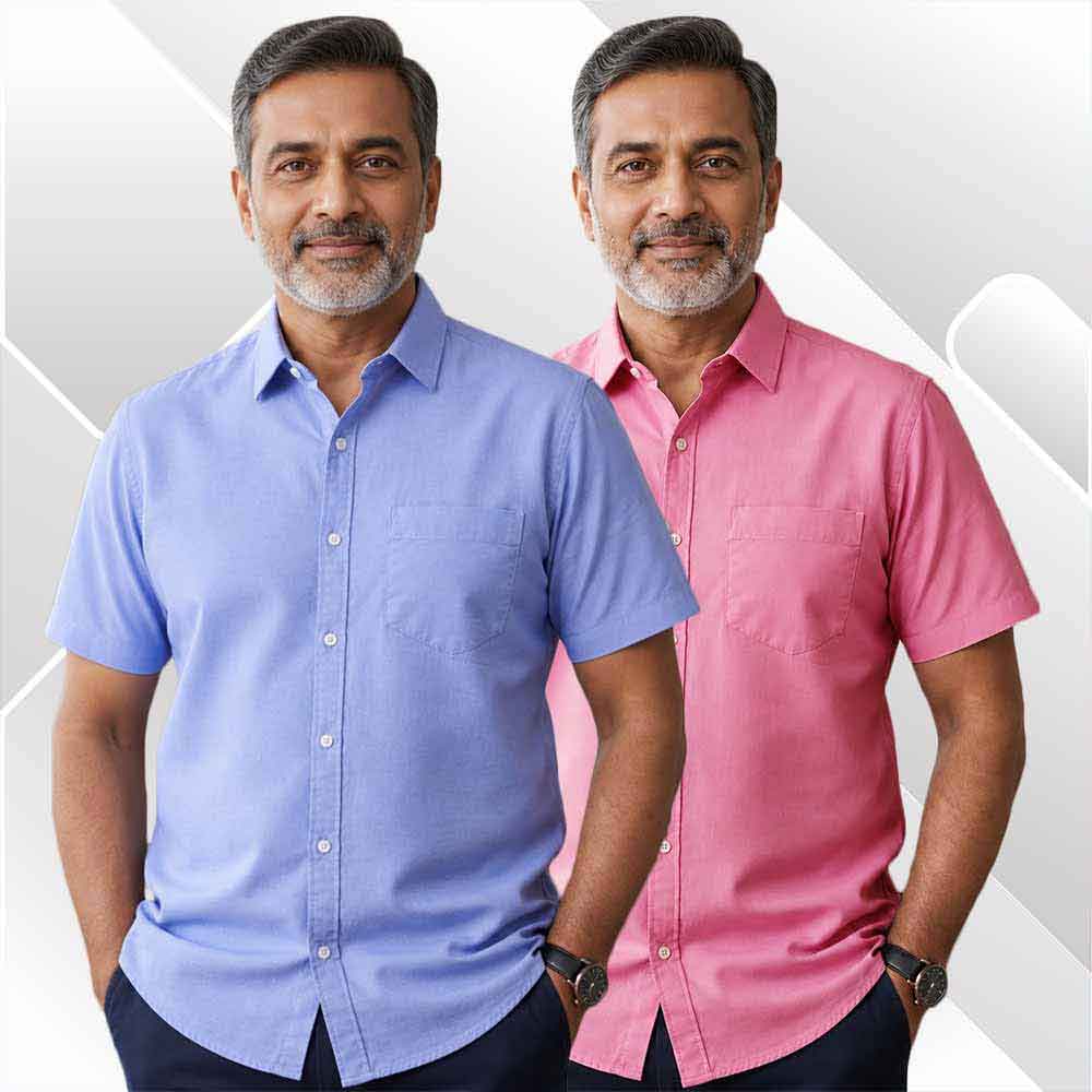 Short Sleeve Solid C. Shirt
